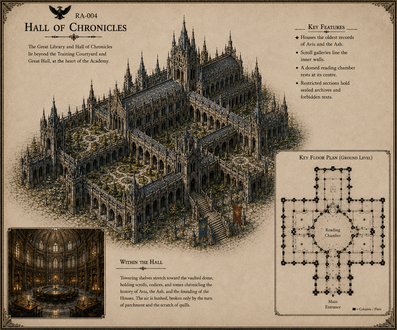 Hall of Chronicles archive plate