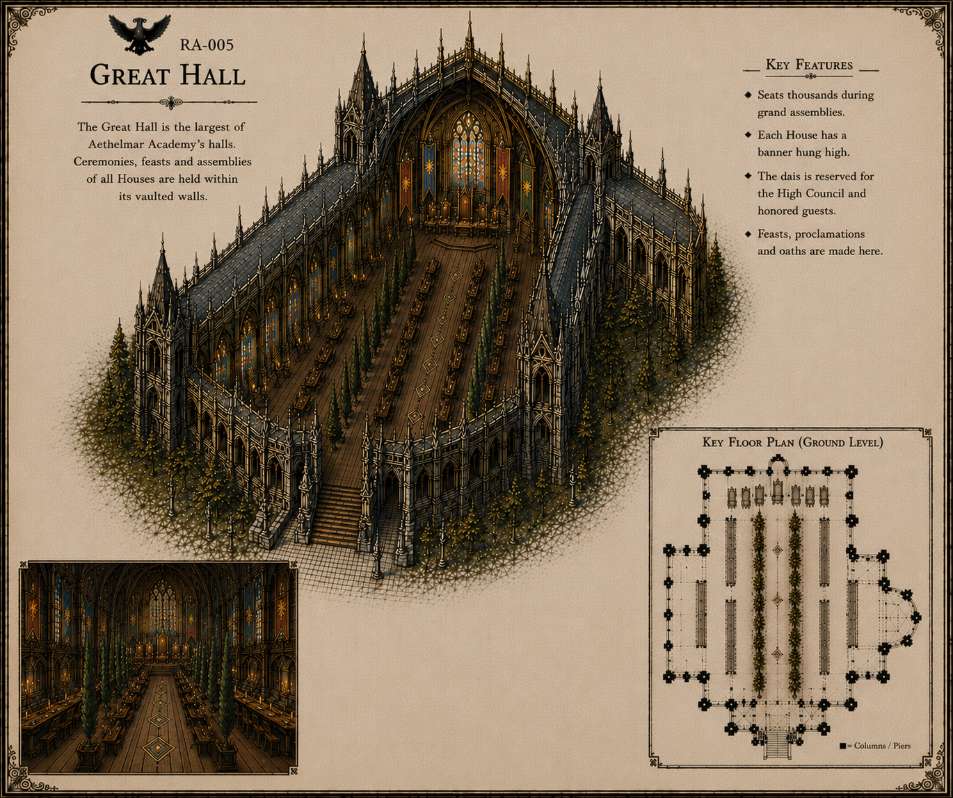 The Great Hall archive plate