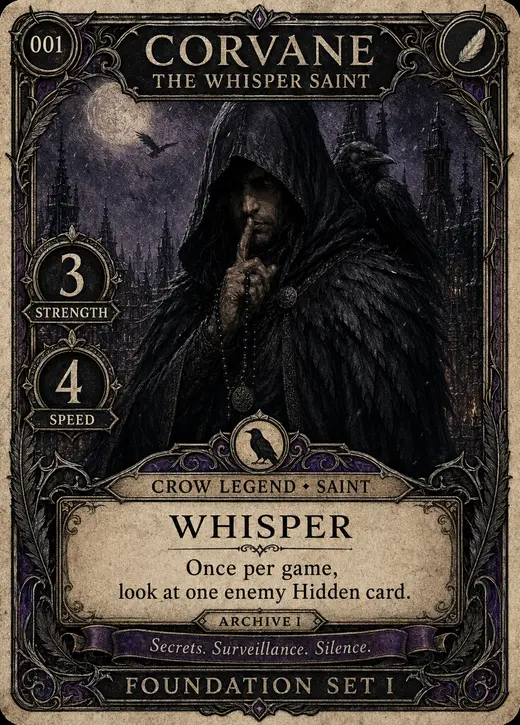 Blackfeather card from the starter set