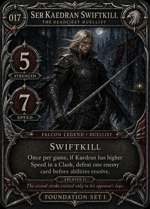 Rare Blackfeather legend card